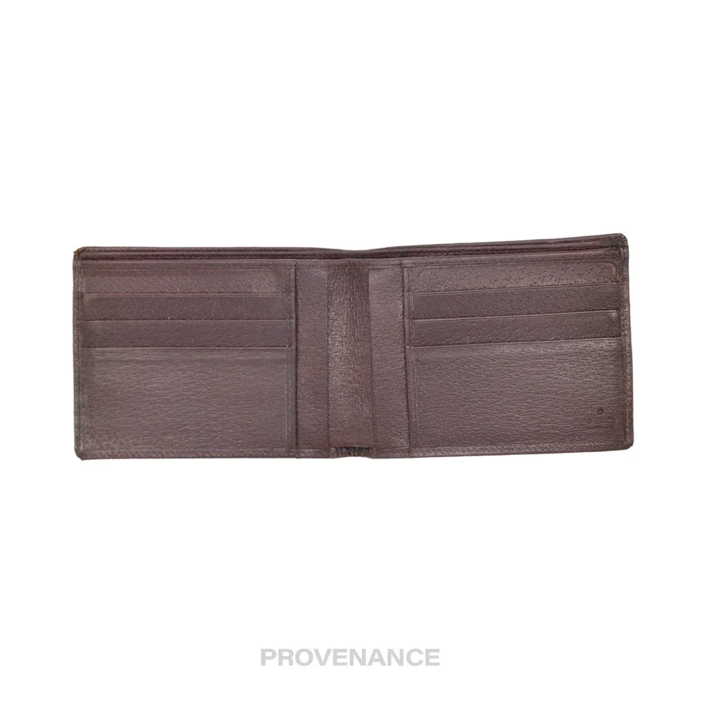 Gucci 6CC Bifold Wallet - GG Canvas Brown